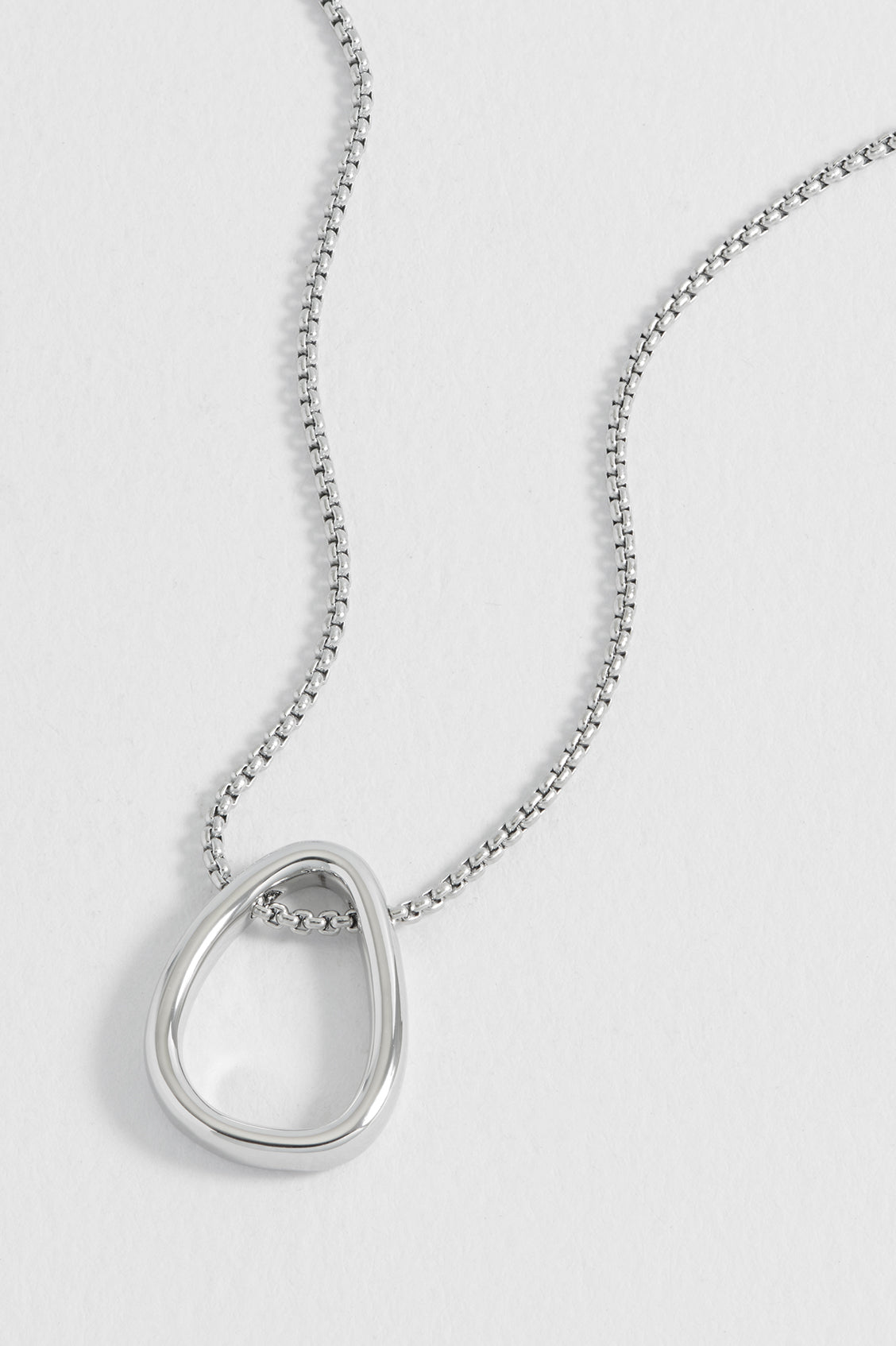 Open Abstract Drop Necklace