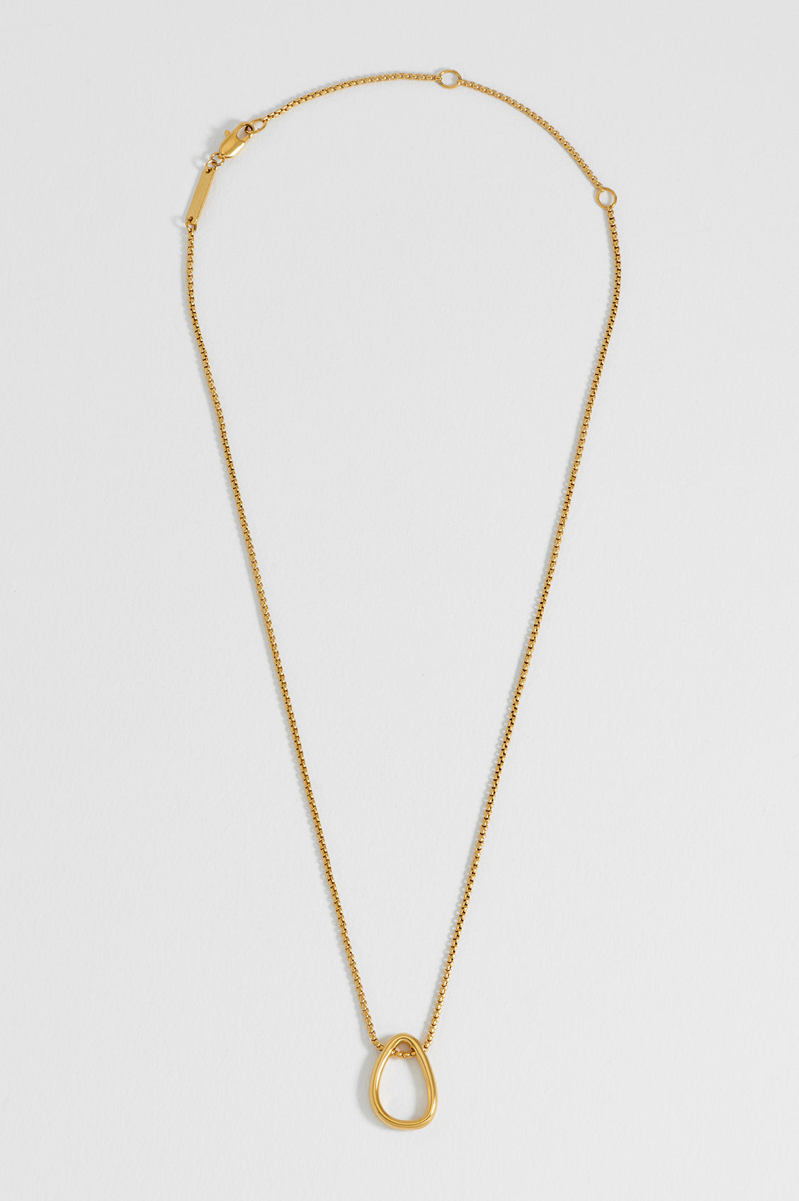 Open Abstract Drop Necklace
