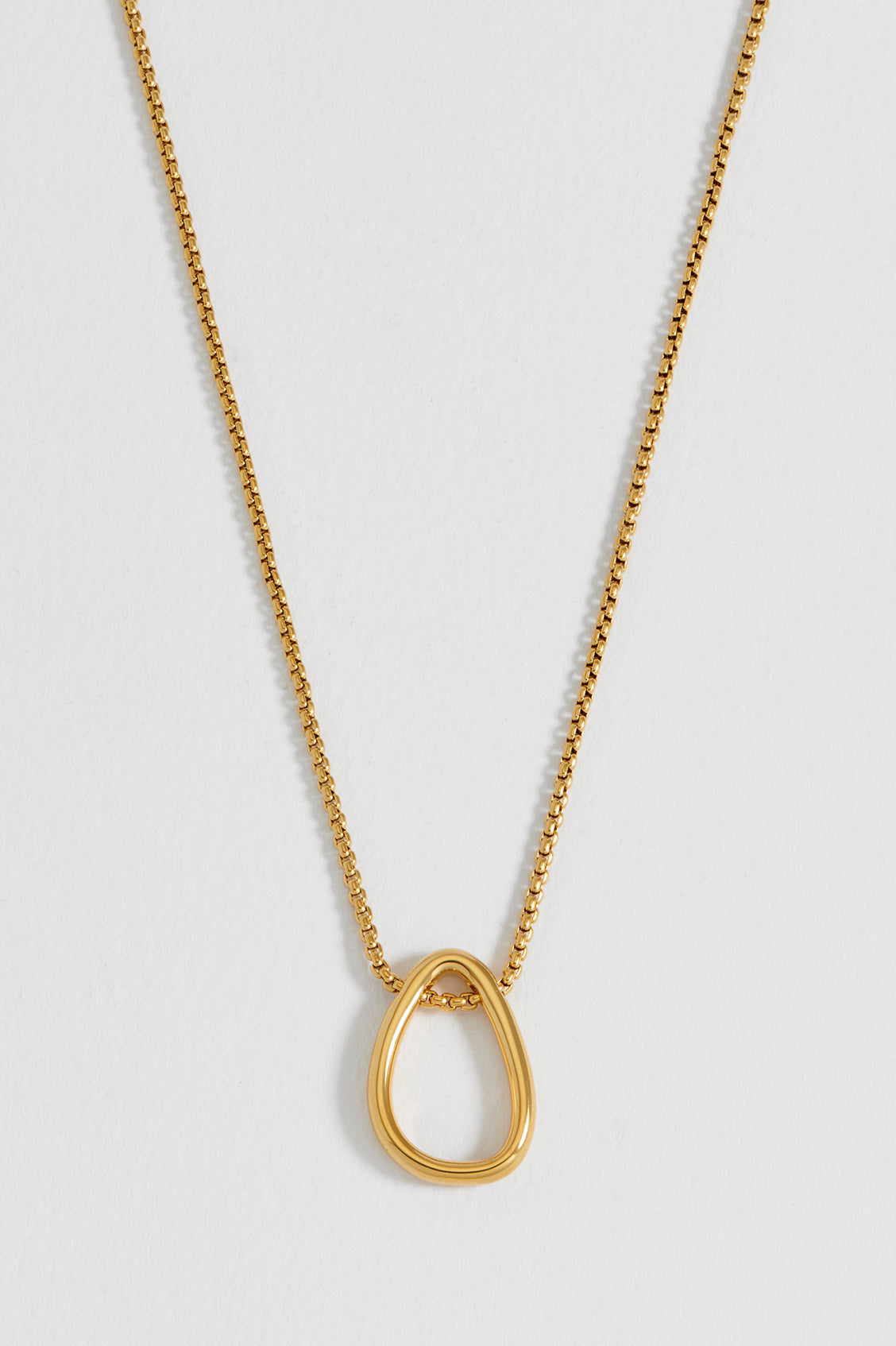 Open Abstract Drop Necklace