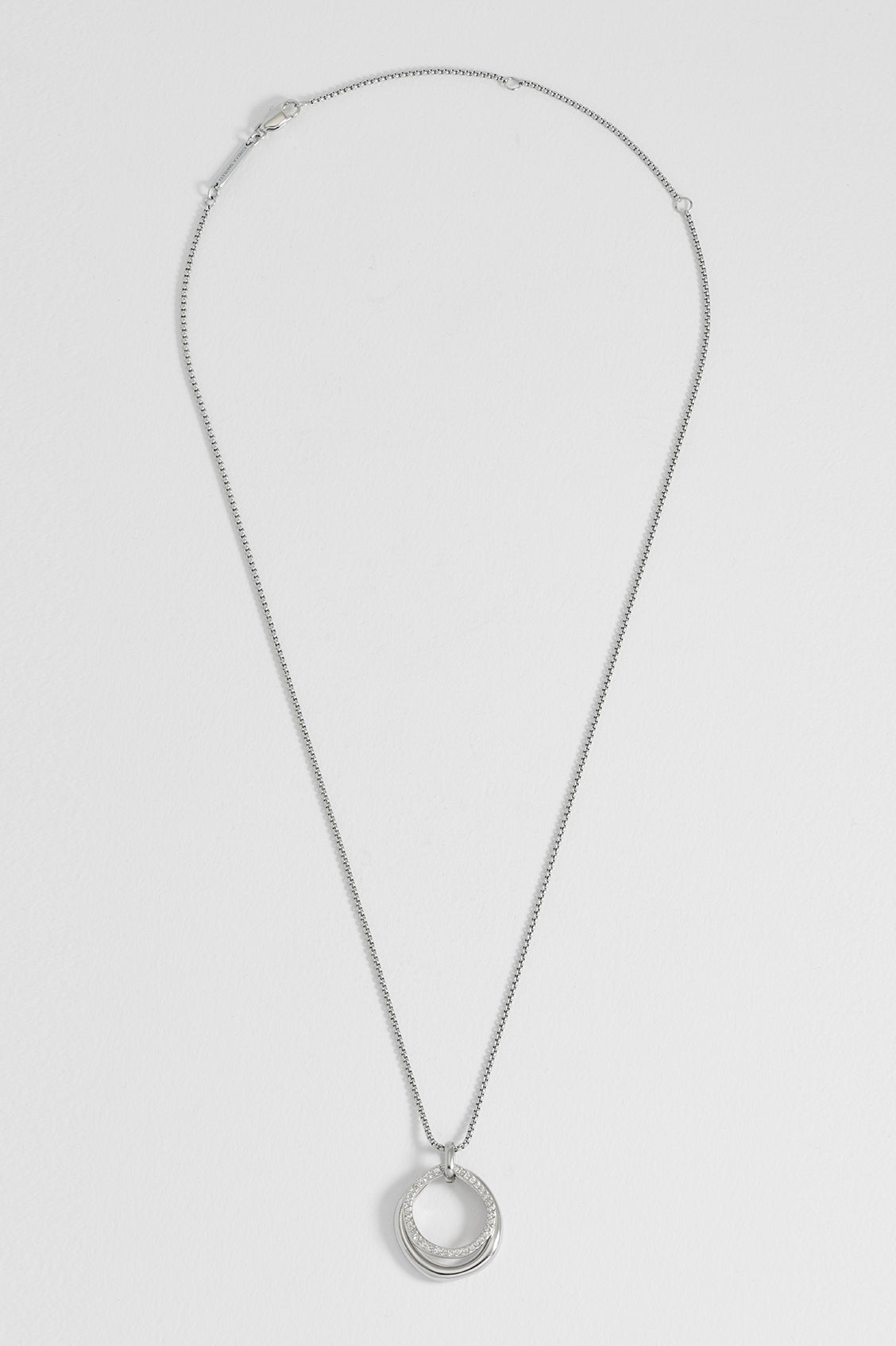 Molten Ring and Pave Necklace