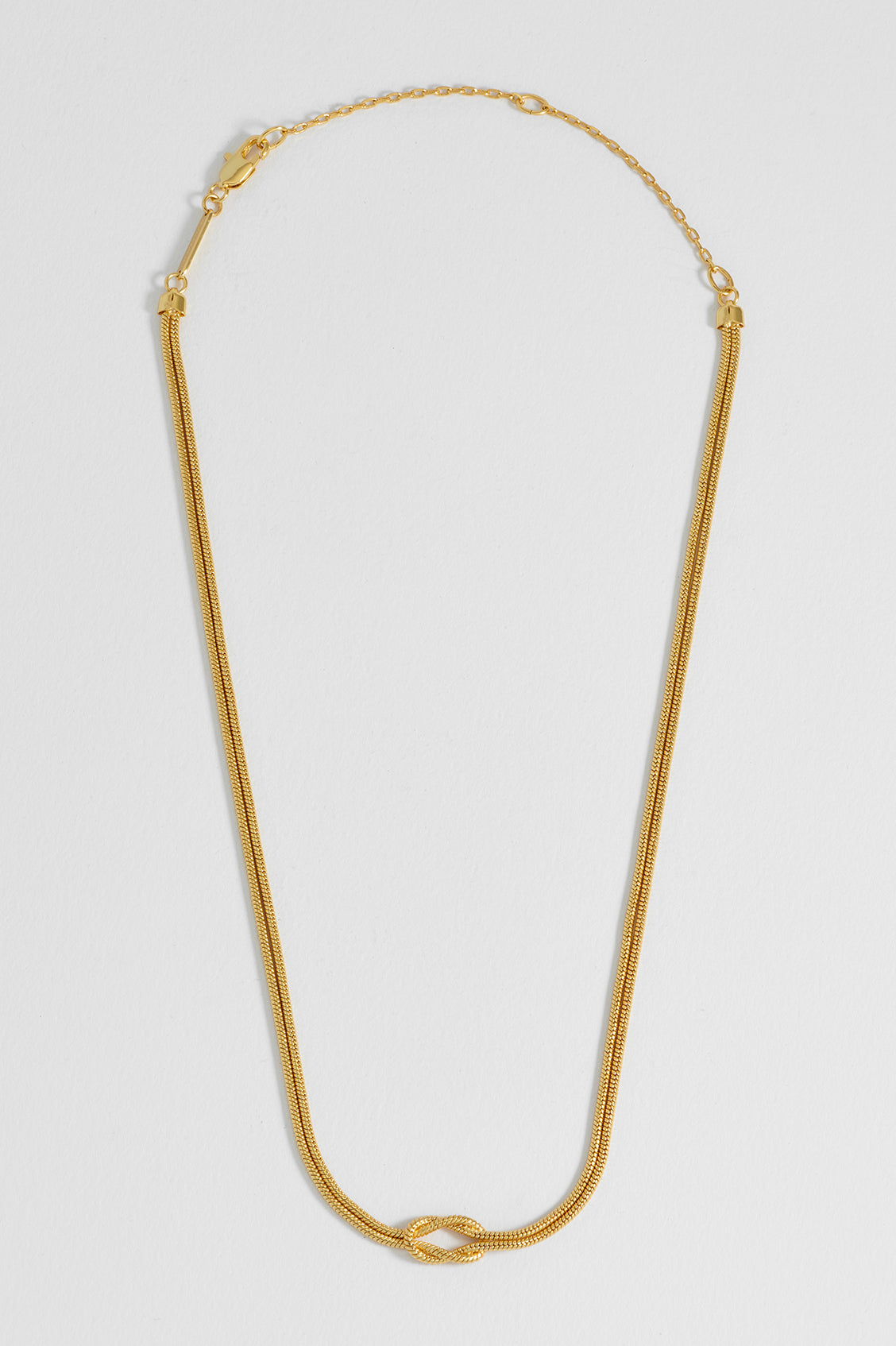 Double Strand Knot Necklace