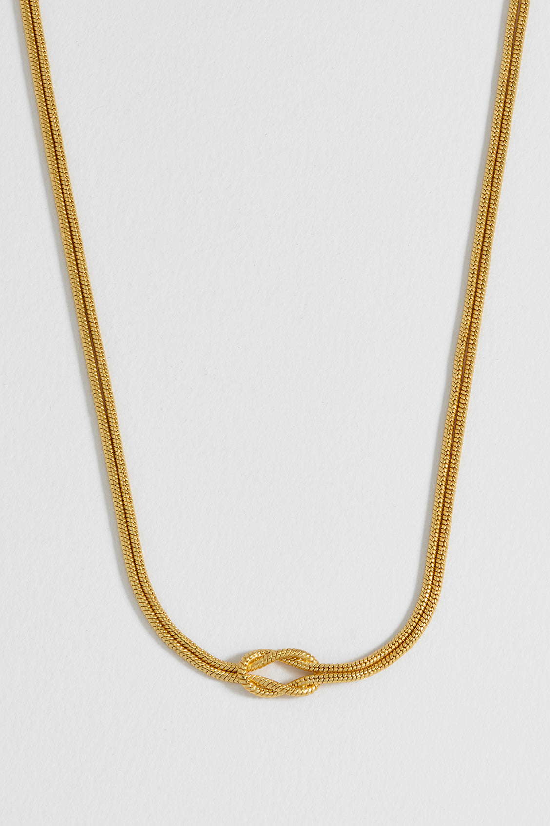 Double Strand Knot Necklace