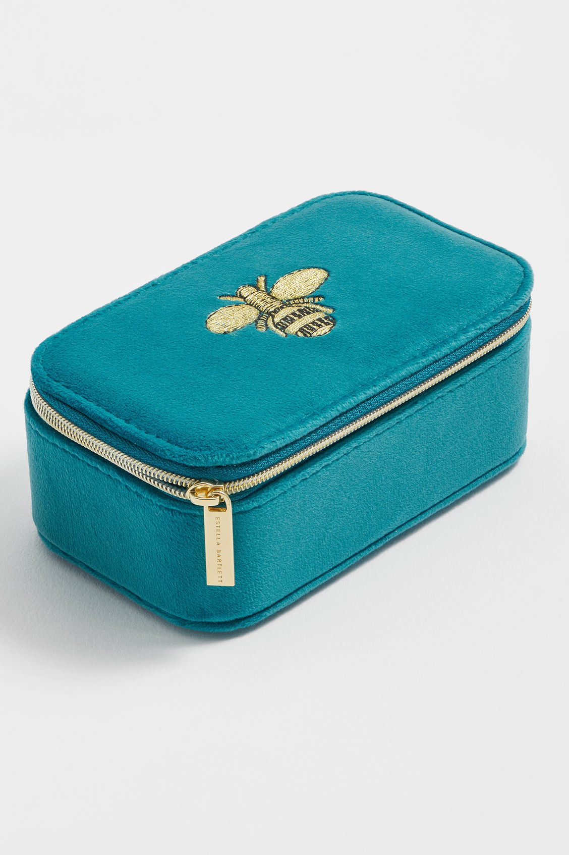 Embroidered Bee Mini Jewellery Box