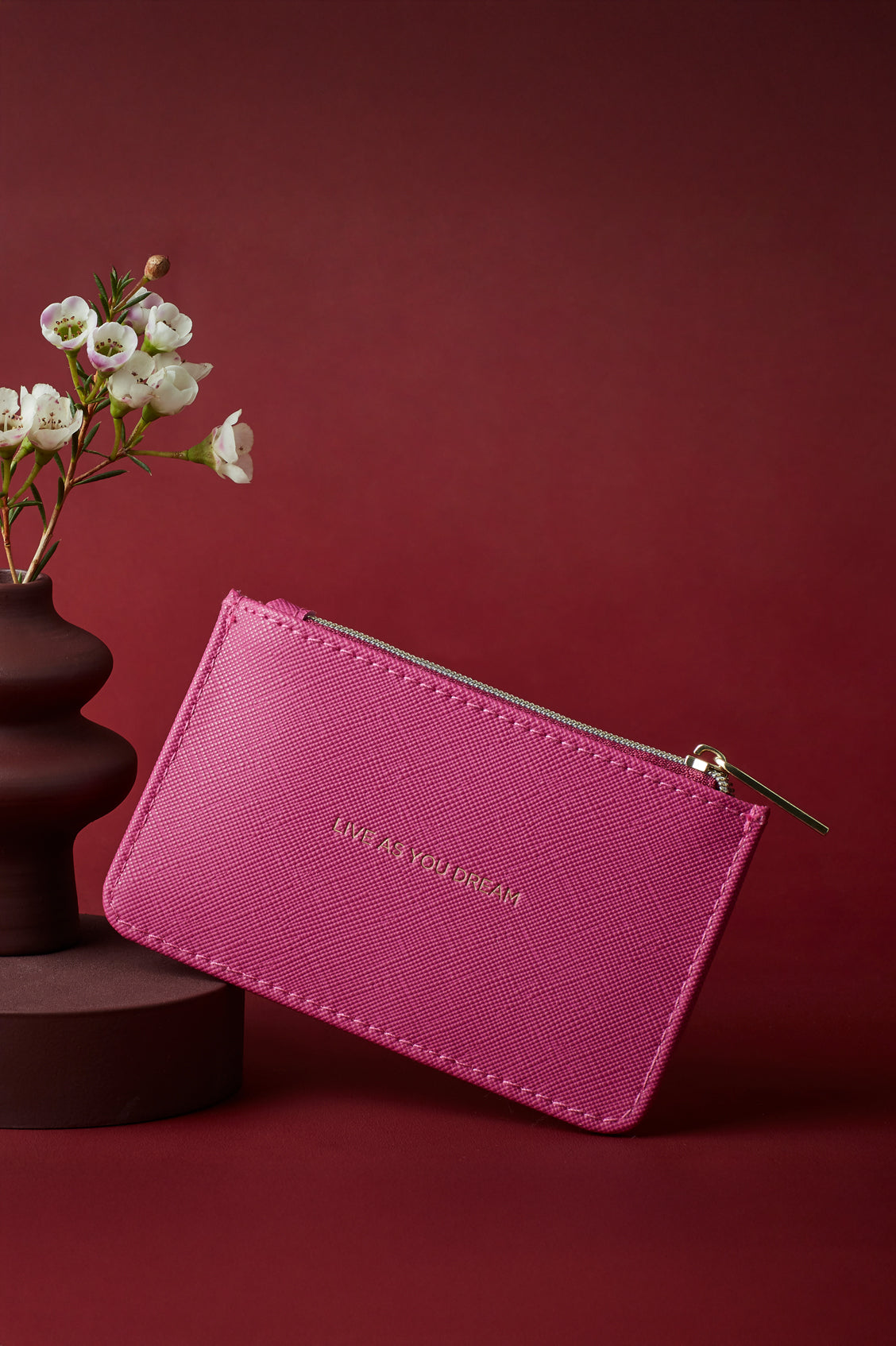 Live as You Dream Card Purse