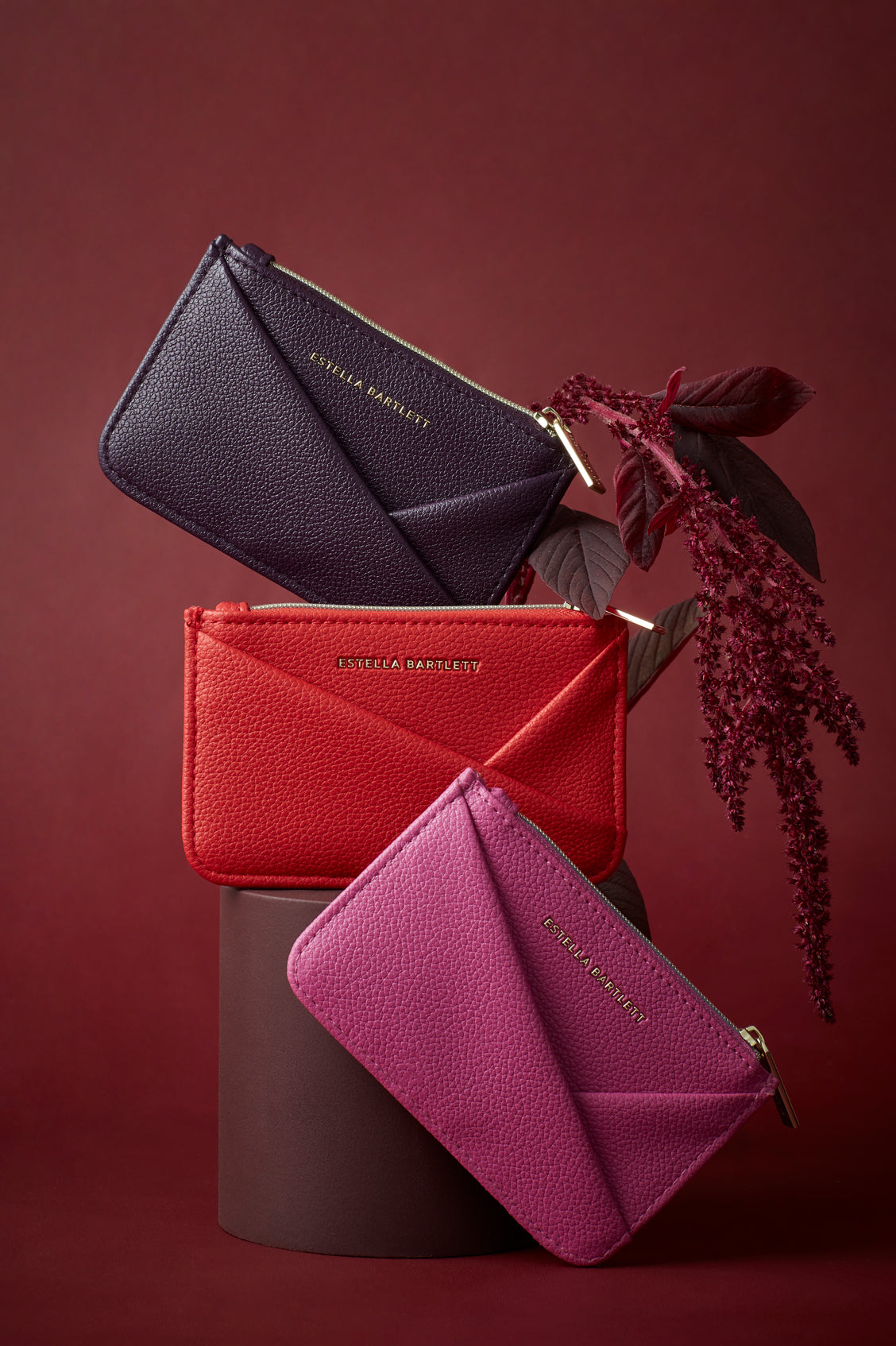 Puffy Pleated Card Purse