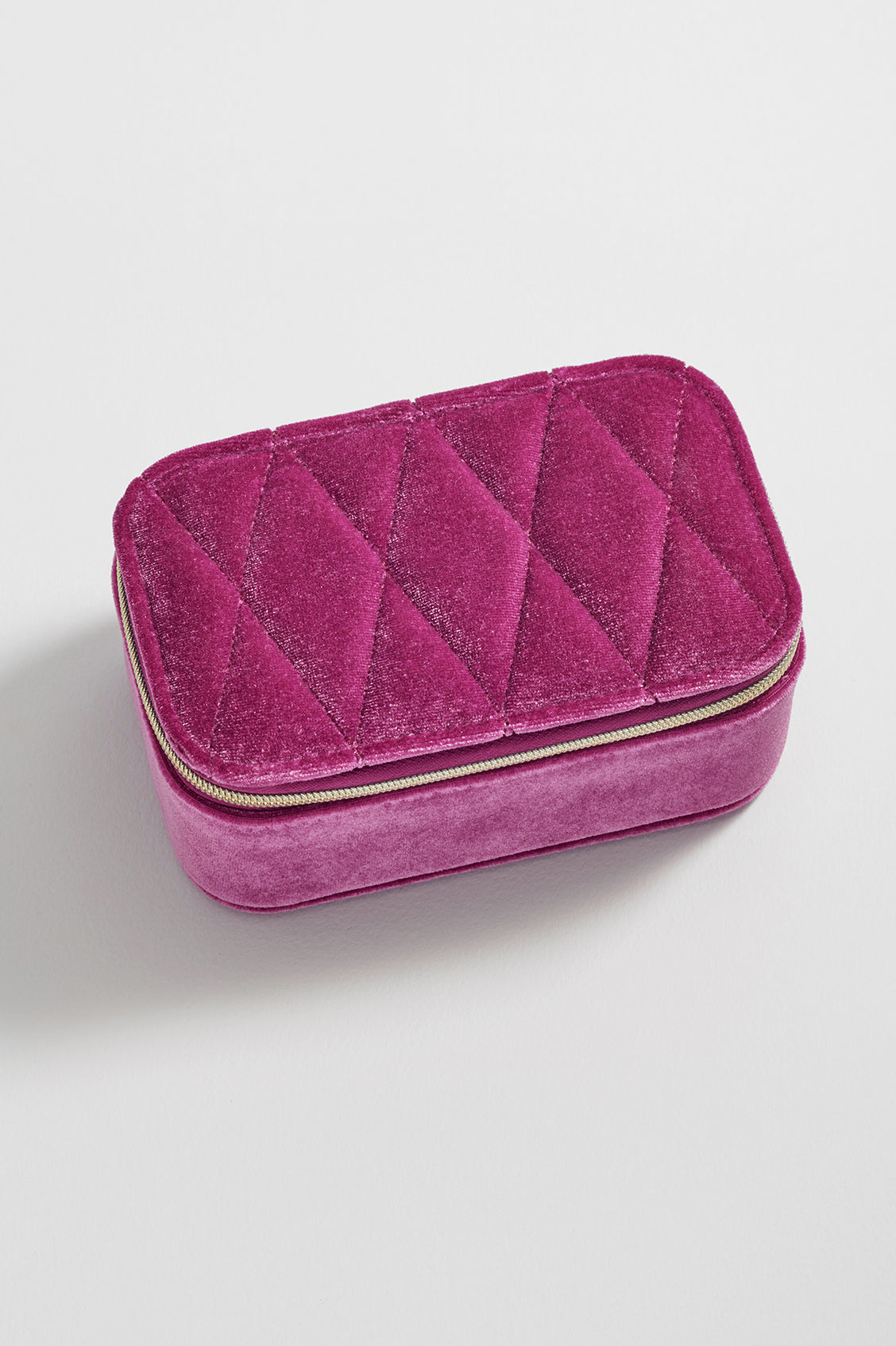 Quilted Lid Mini Jewellery Box