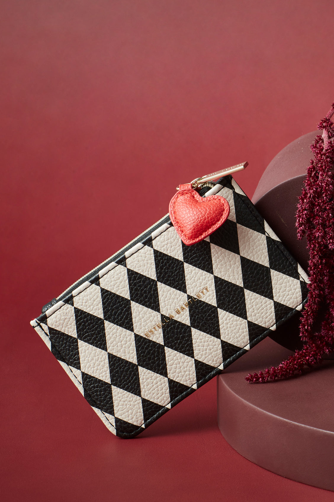Harlequin Print Card Purse