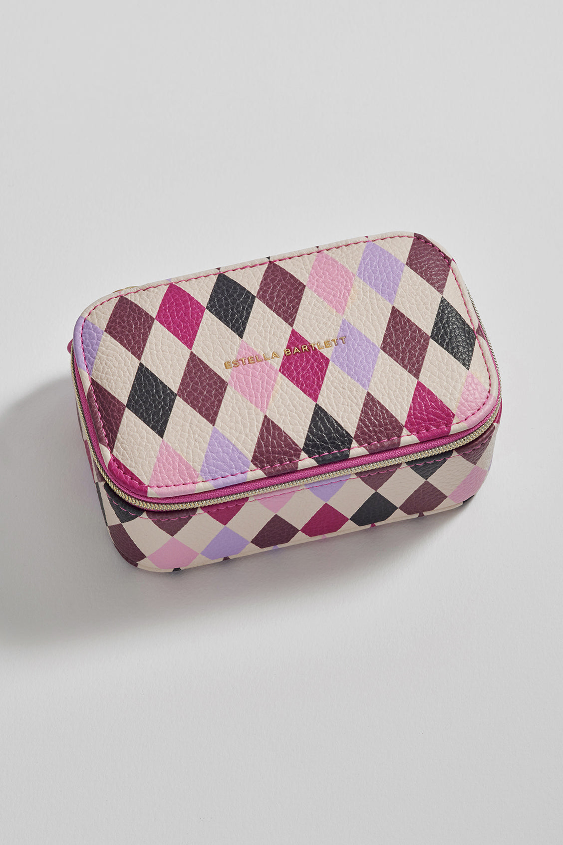 Harlequin Print Mini Jewellery Box