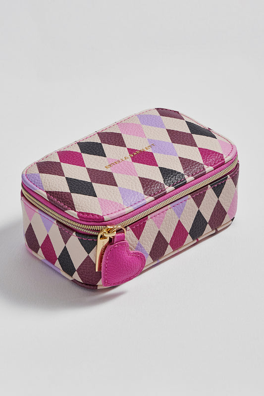 Harlequin Print Mini Jewellery Box