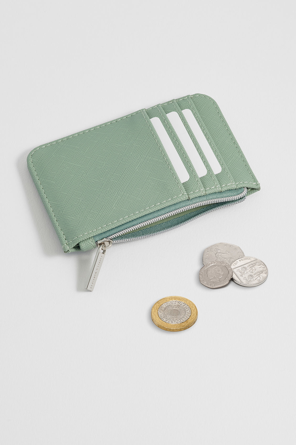 Mint Green Card Purse