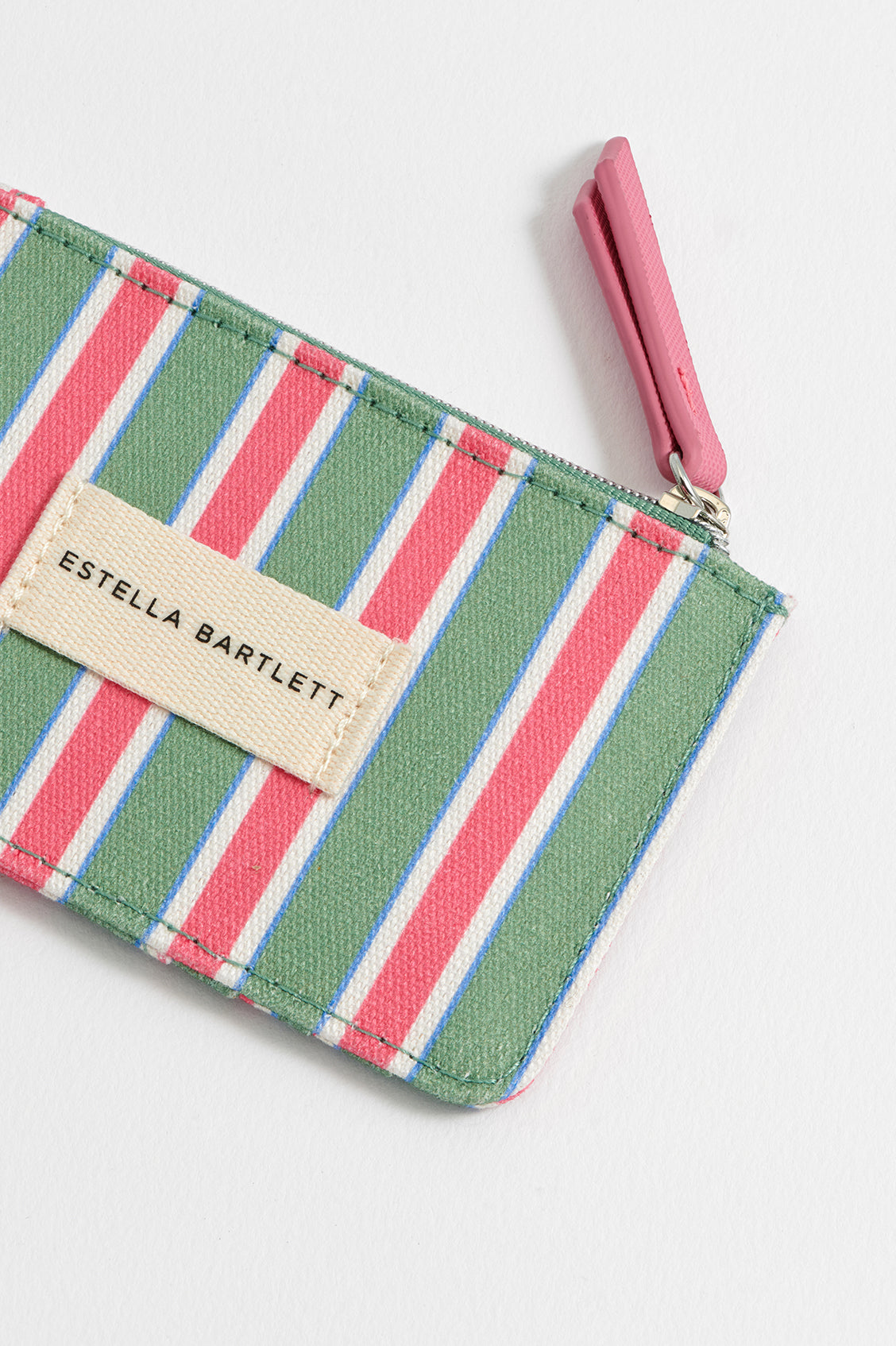 Green Stripe Card Purse