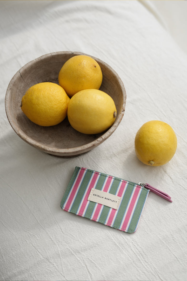 Green Stripe Card Purse