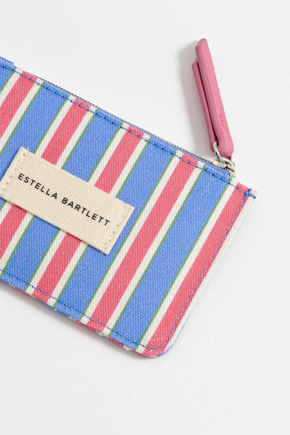 Blue Stripe Card Purse