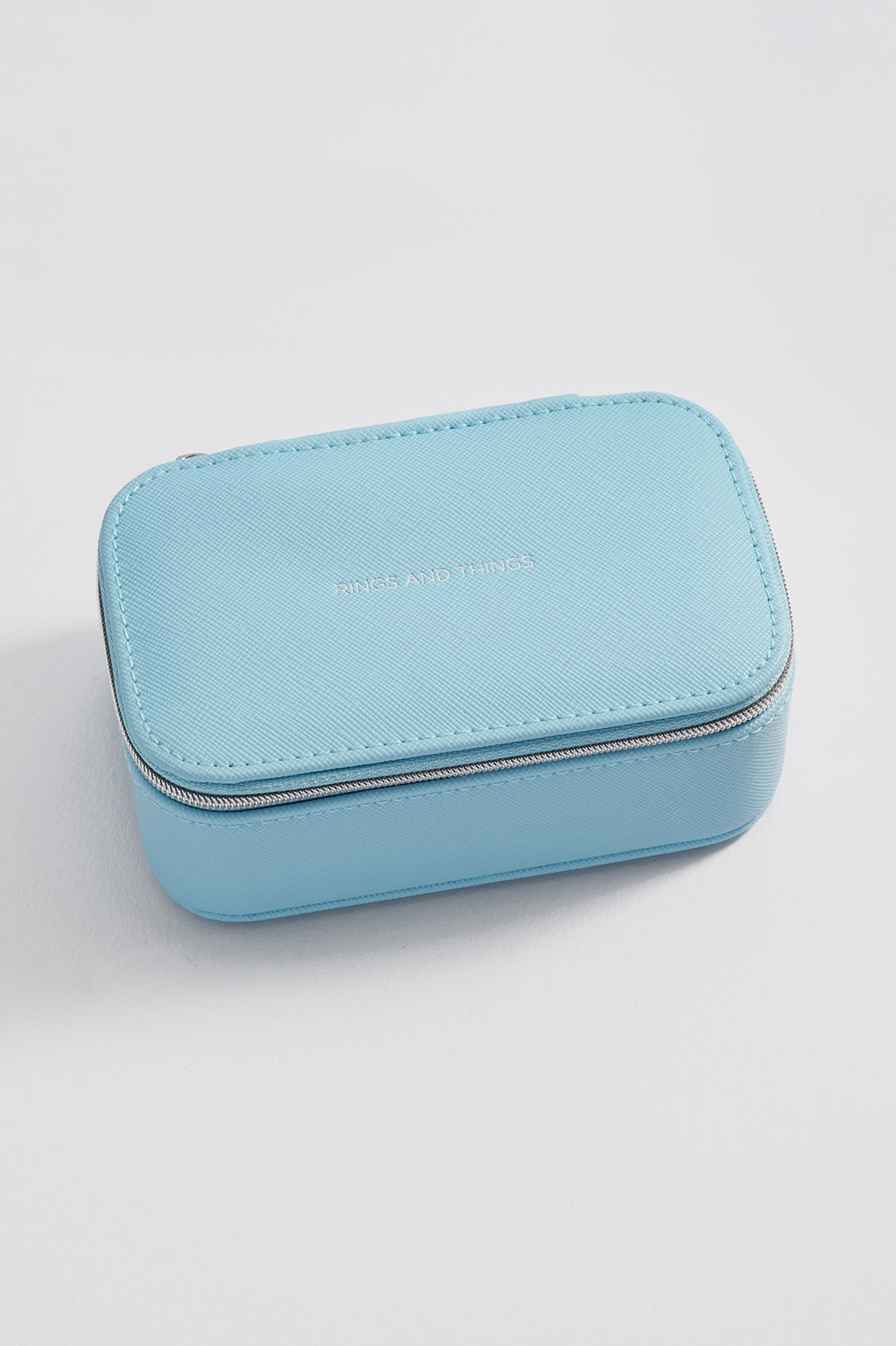 Blue & Brown Mini Jewellery Box