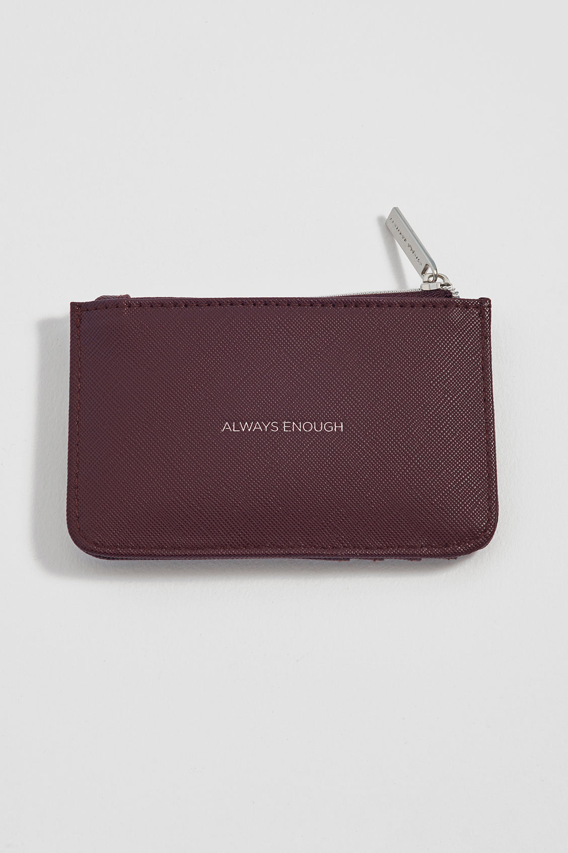 Brown "Always Enough" Card Purse