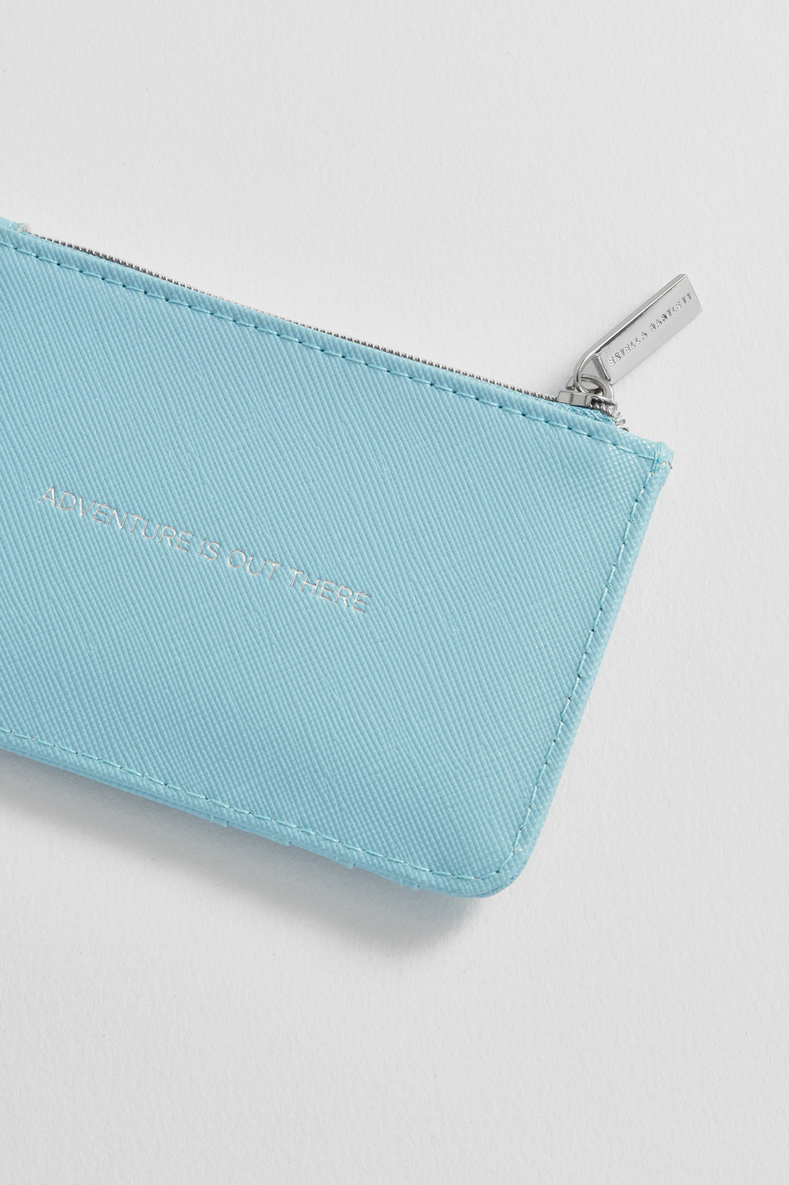 Blue "Adventure" Card Purse