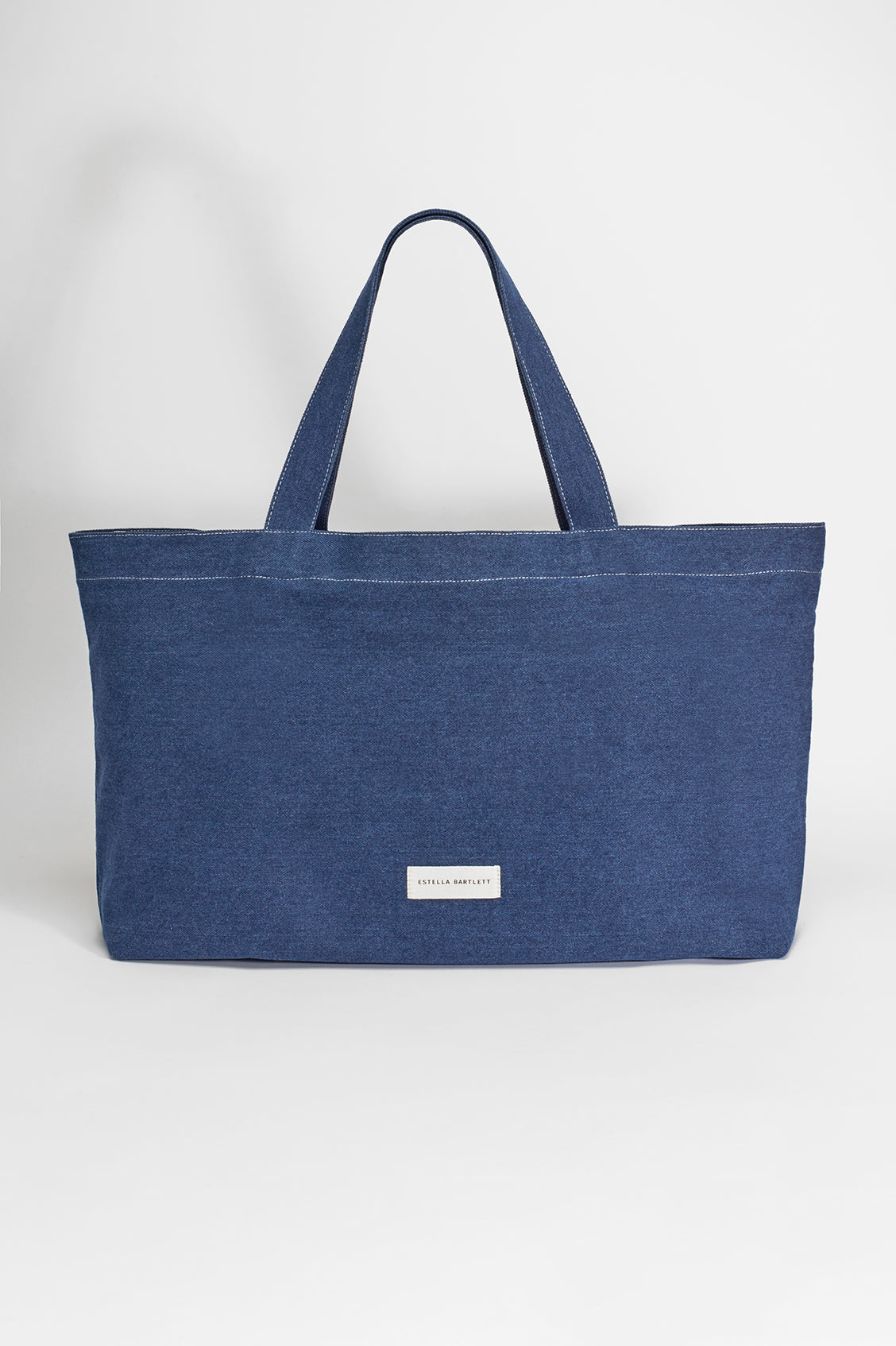 Denim Large Tote Bag
