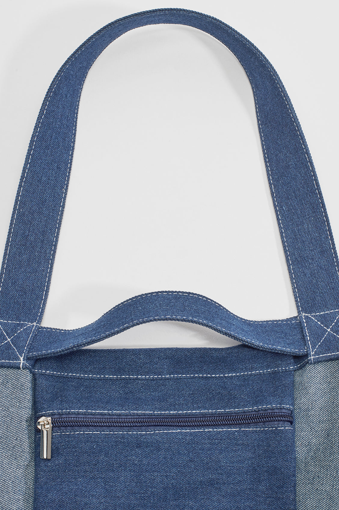 Denim Large Tote Bag