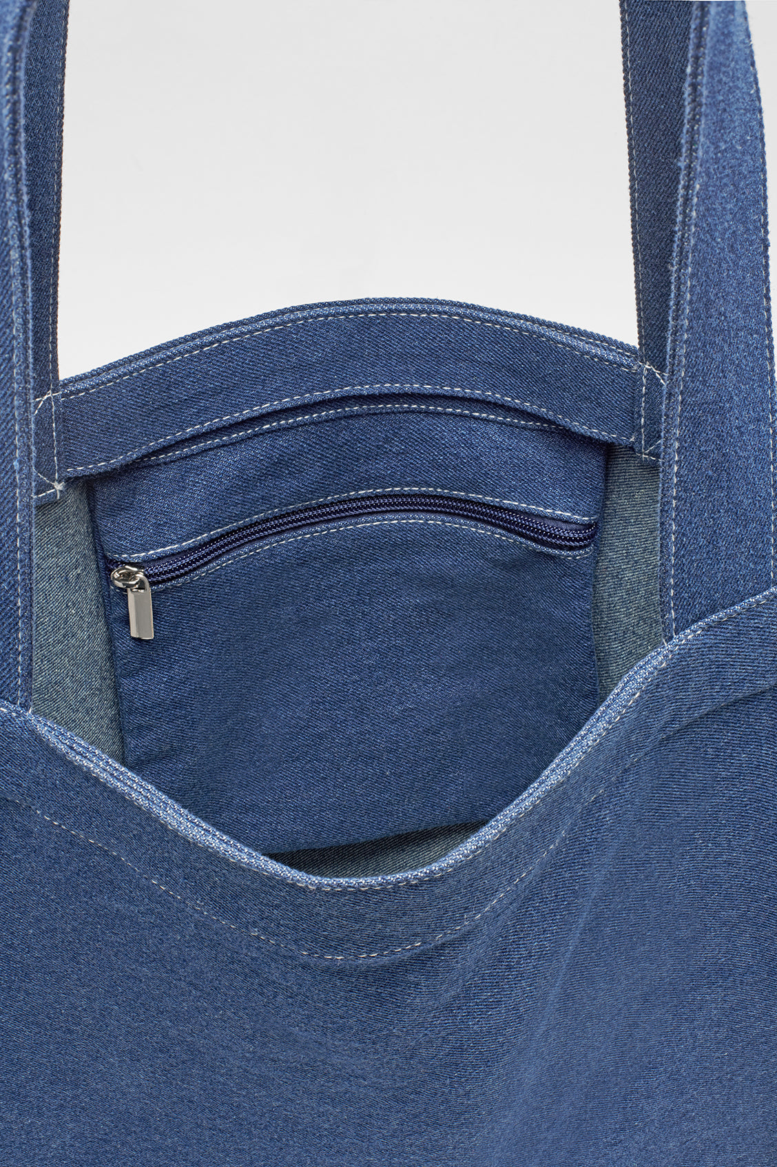 Denim Large Tote Bag
