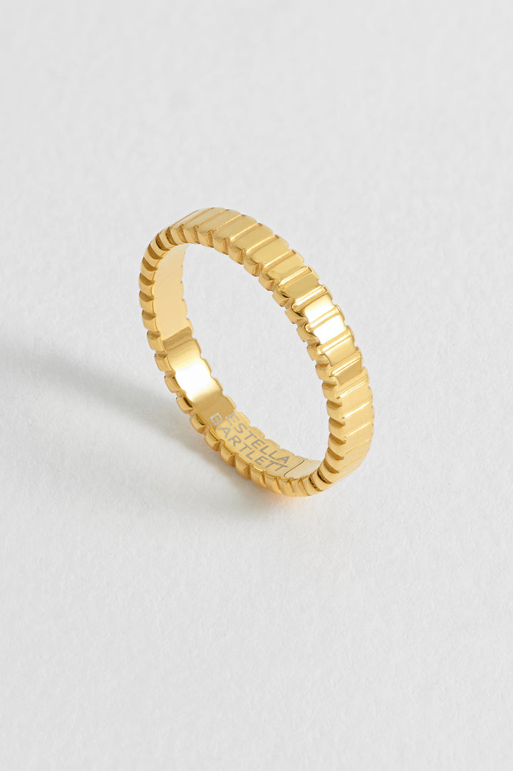 Ridged Stacking Ring