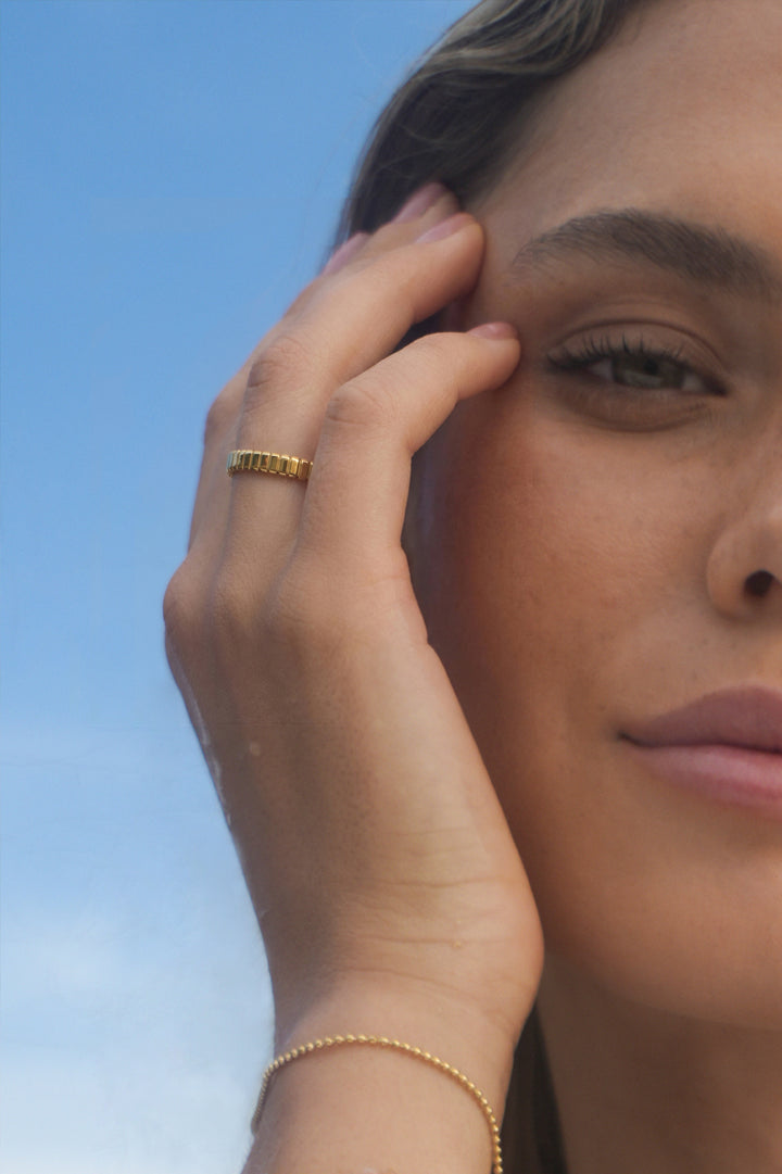 Ridged Stacking Ring