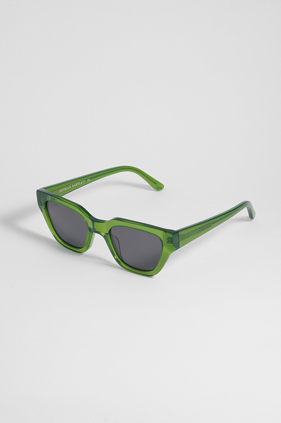 Paris Transparent Green Cat-Eye Women’s Sunglasses