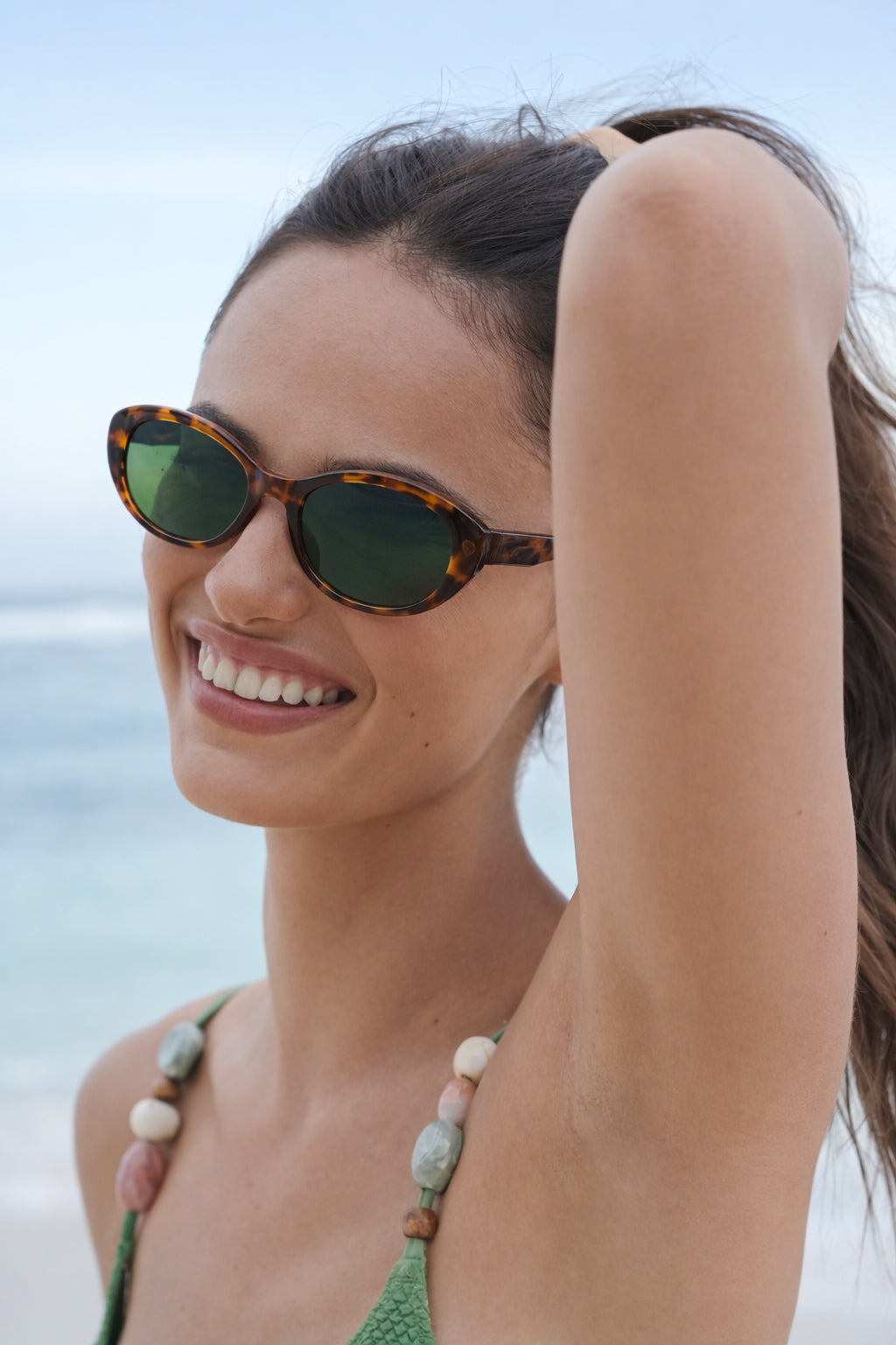 Barcelona Tortoiseshell Oval Women’s Sunglasses