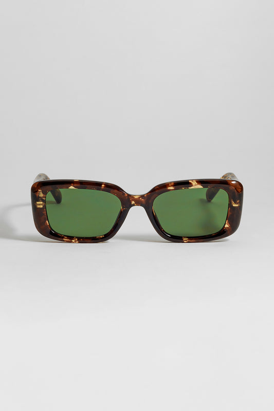 Vilnius Tortoiseshell Rectangle Women’s Sunglasses
