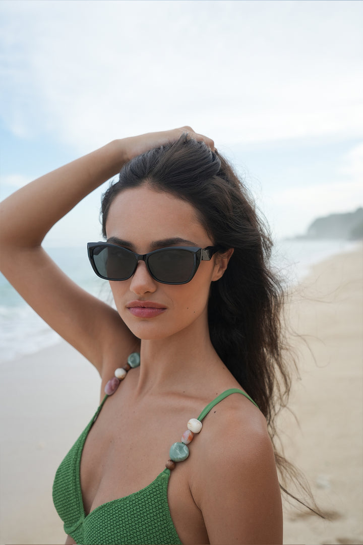 Black Sydney Cat-Eye Women’s Sunglasses