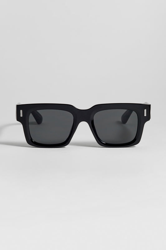 Rio Black Wayfarer Unisex Sunglasses