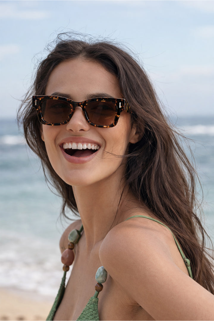 Tortoiseshell Rio Wayfarer Unisex Sunglasses