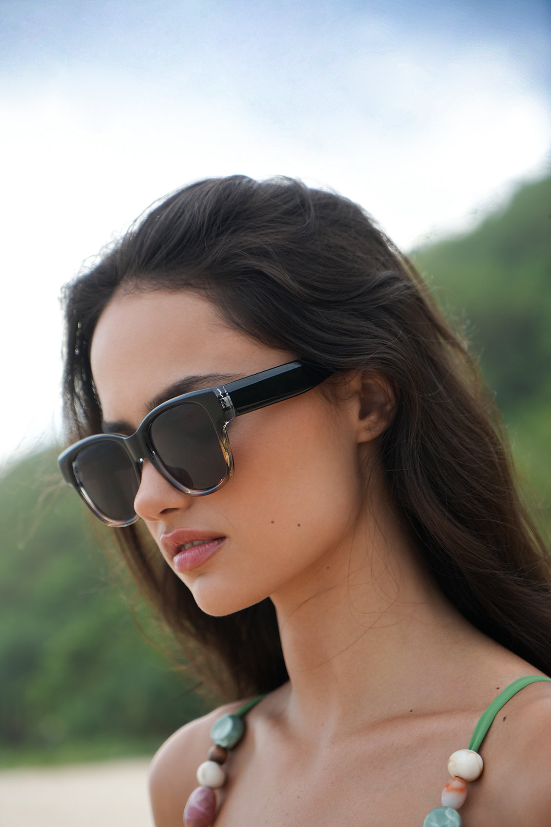 Bucharest Two-Tone Square Women’s Sunglasses