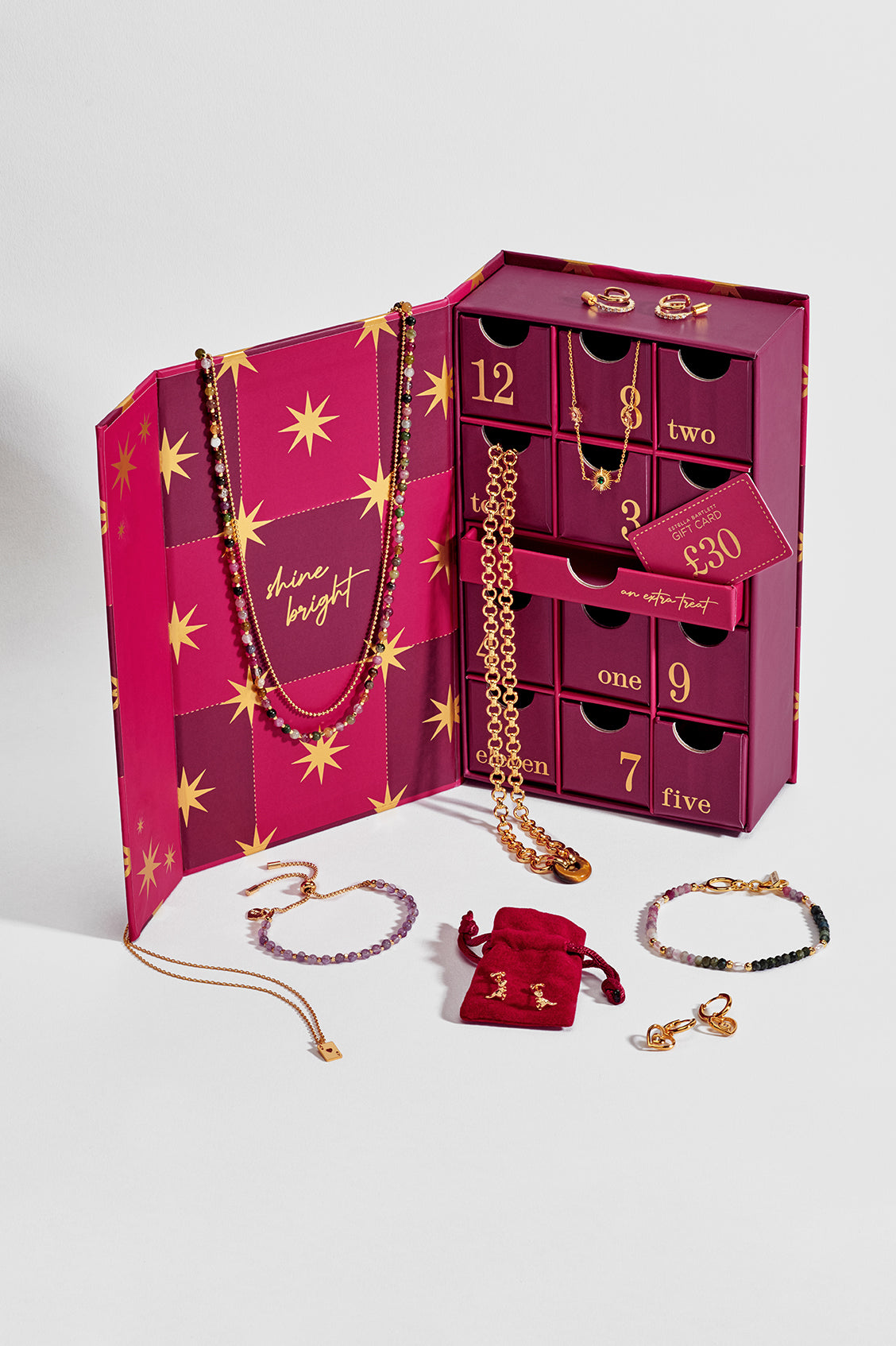 12-Day Gold Jewellery Advent Calendar