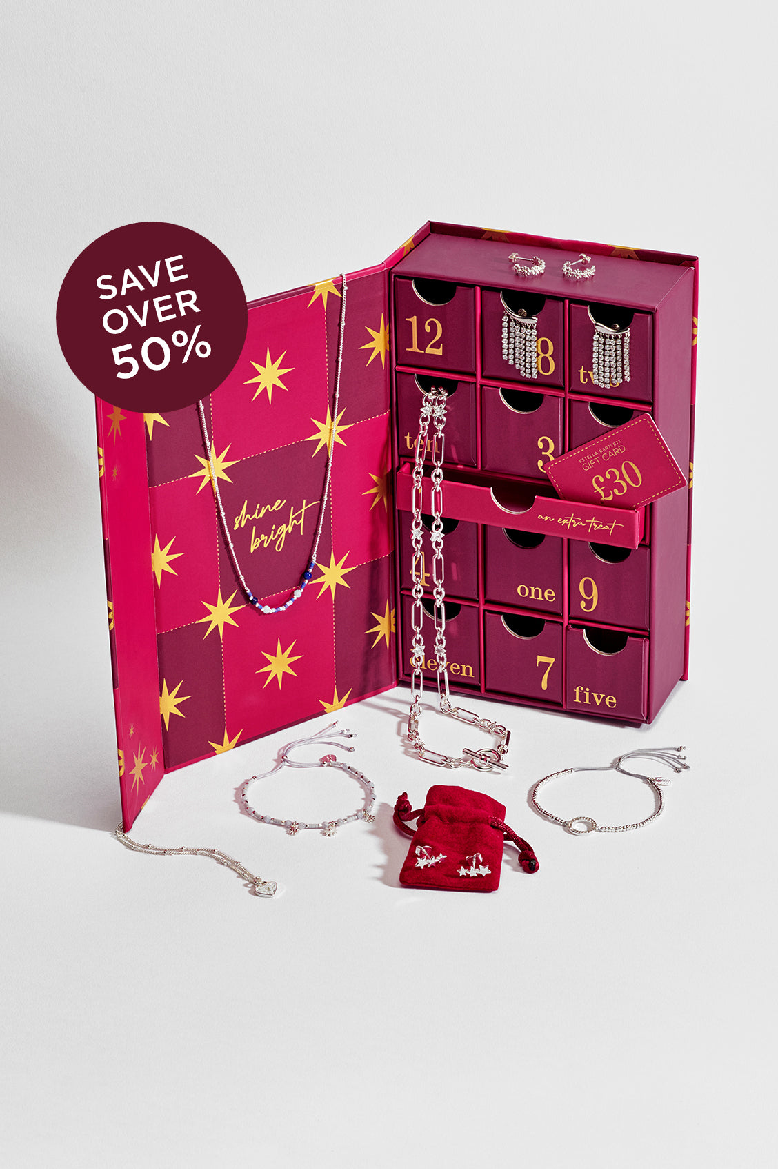 12-Day Silver Jewellery Advent Calendar