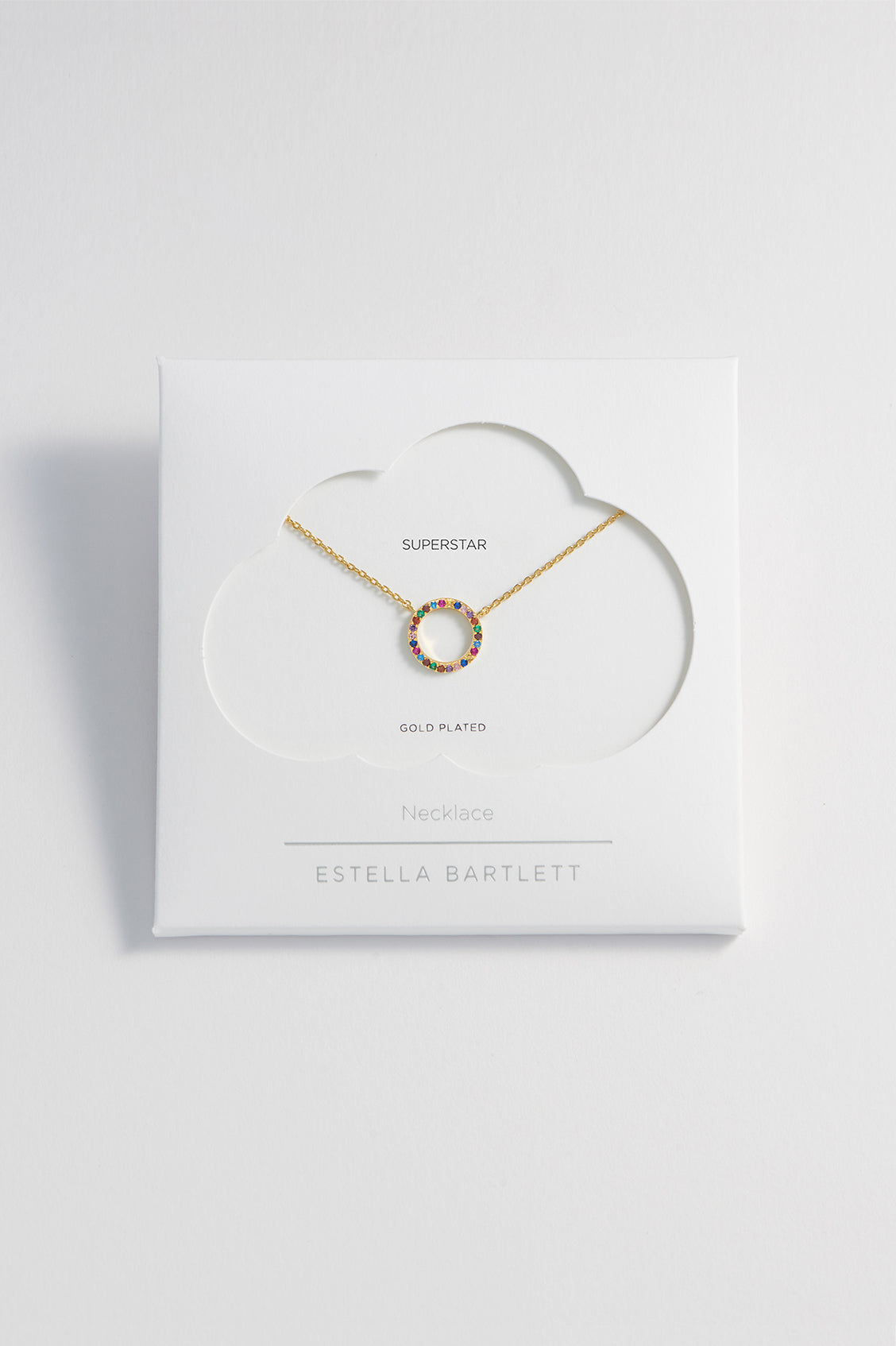 Rainbow Circle Necklace