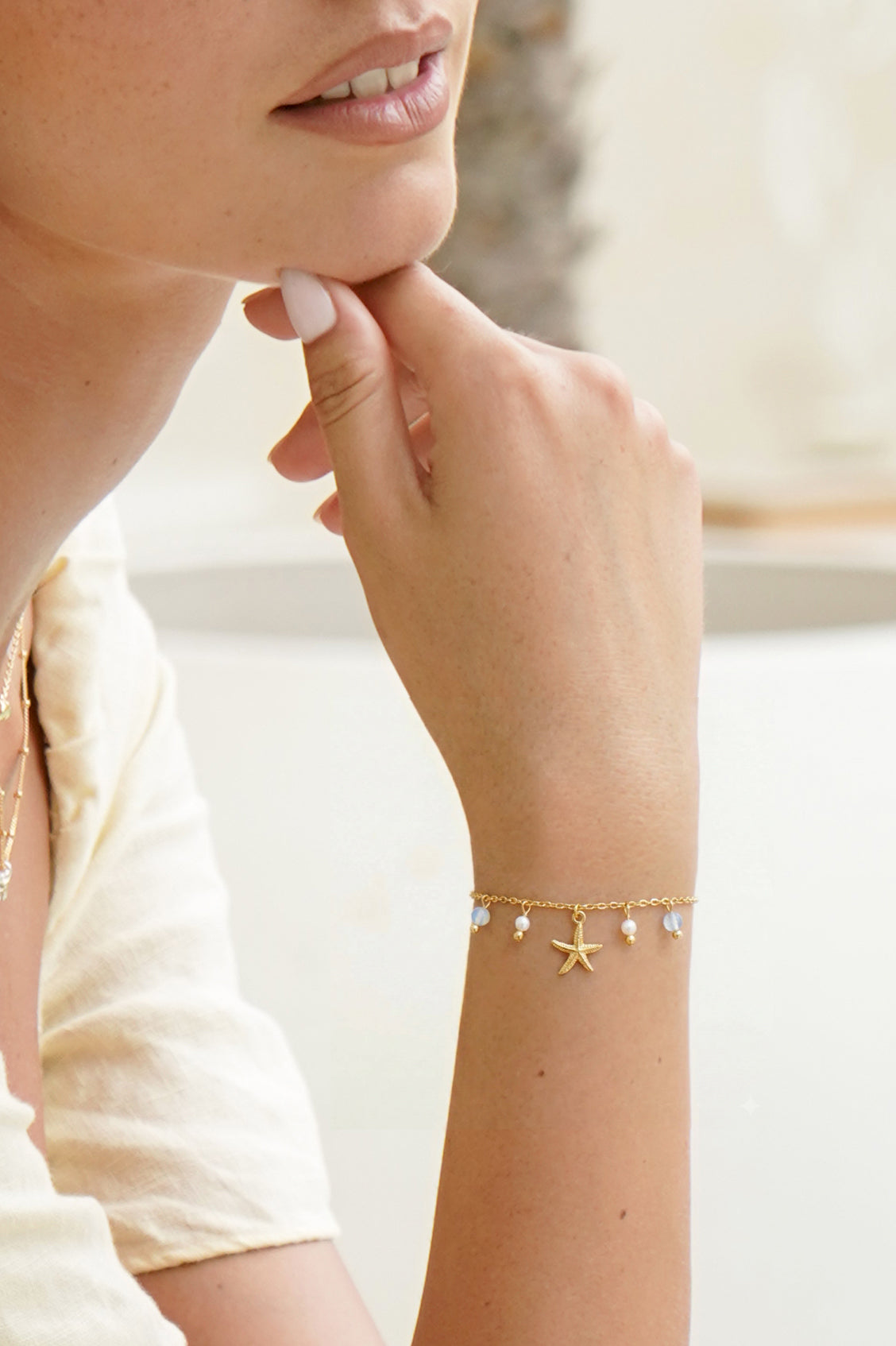 Starfish Charm Bracelet