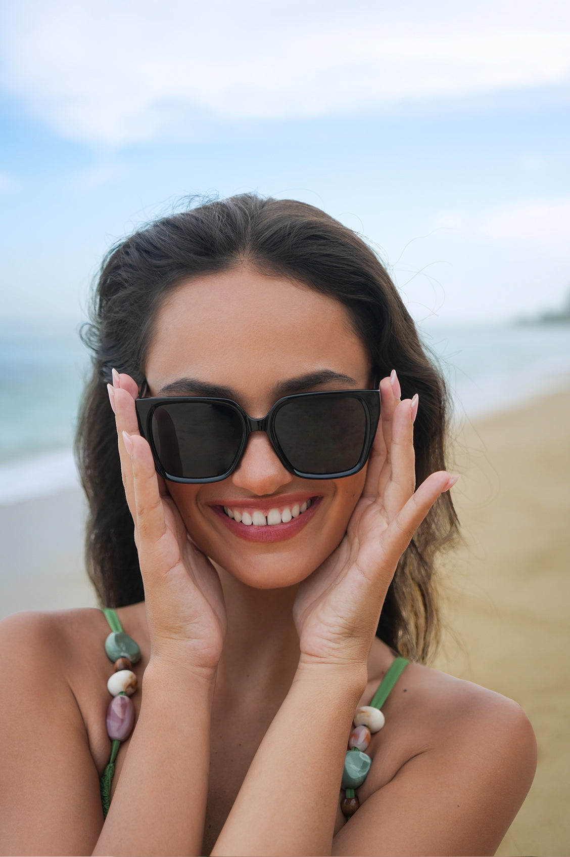 Milan Black Square Women’s Sunglasses