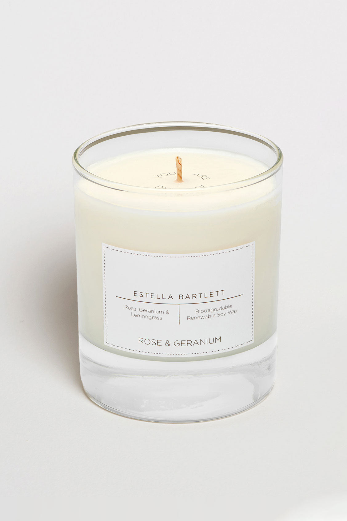 Rose & Geranium Soy Wax Candle