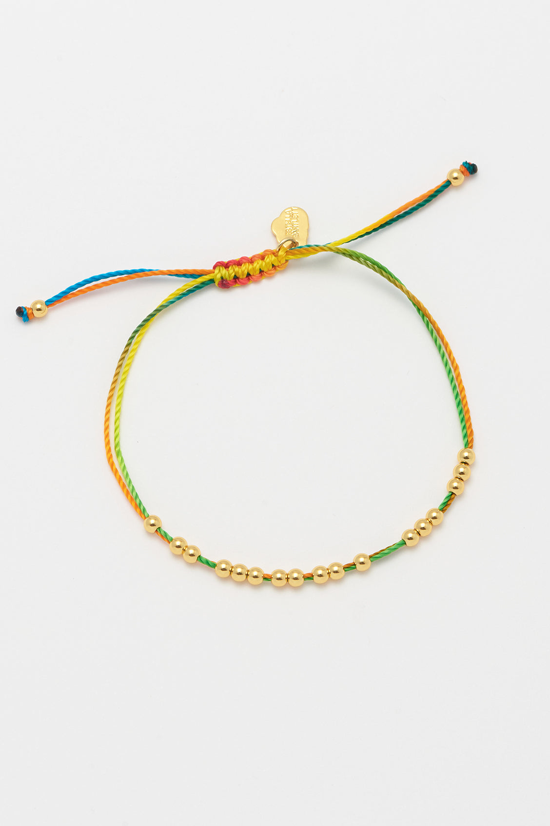 Rainbow Cord Bracelet