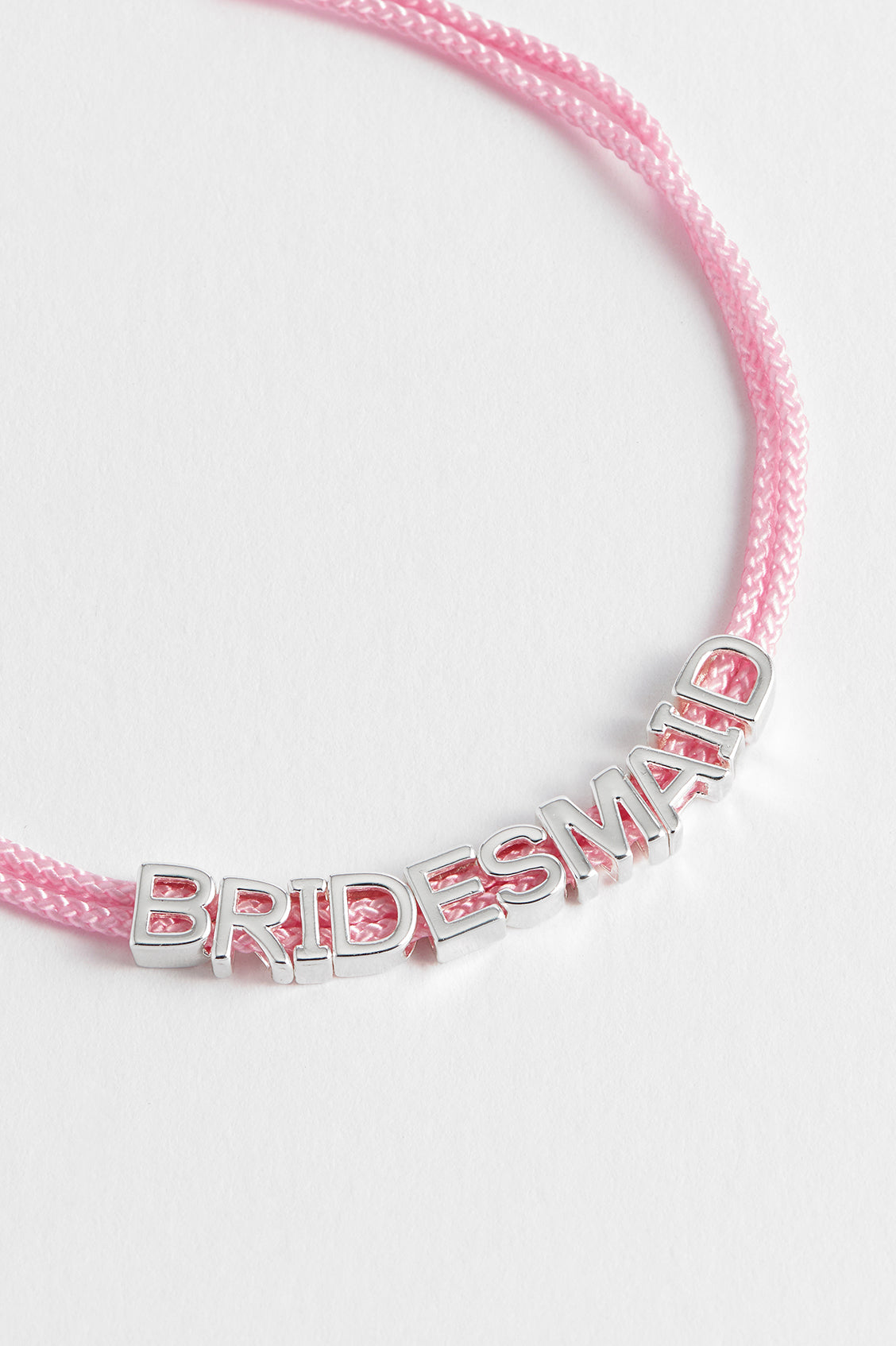 Bridesmaid Slider Bead Bracelet