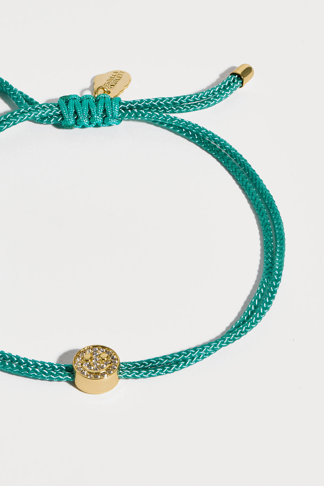 Pave Smile Friendship Bracelet