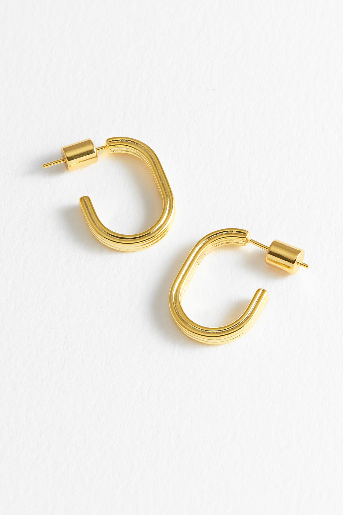 Grooved Oval Hoops