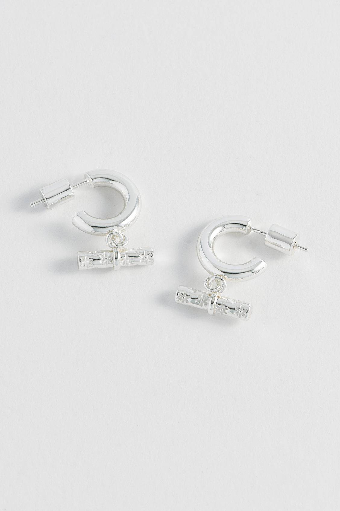 Louis Vuitton Silver Hoop Earrings