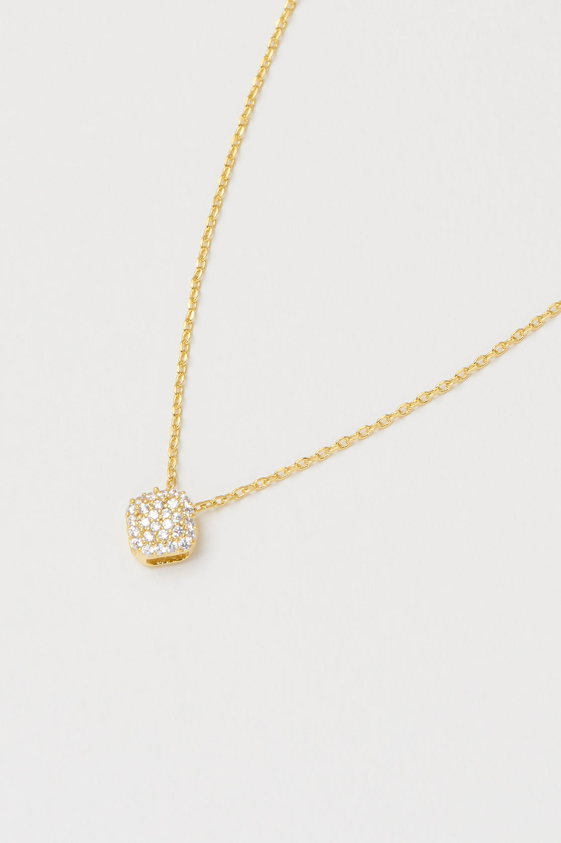 Pave Cushion Pendant