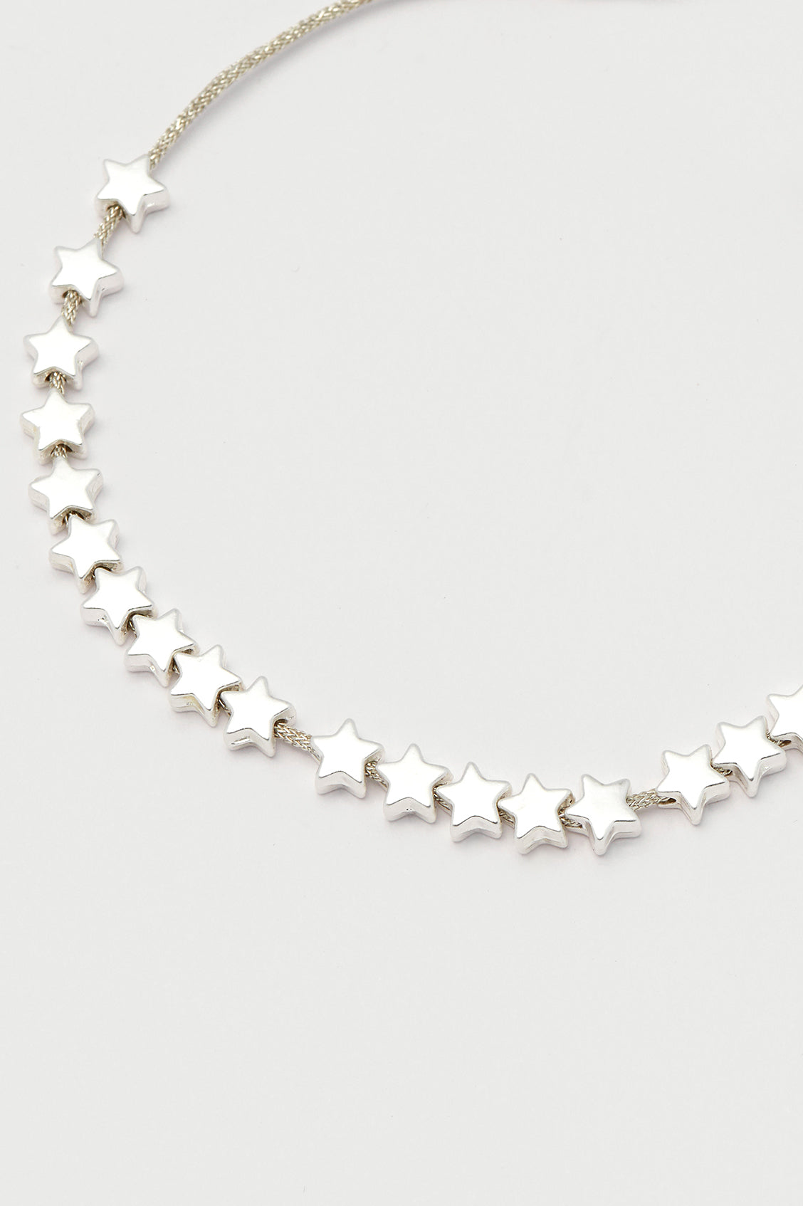 Estella Bartlett Star Chain Slider Friendship Bracelet, Silver | £25.00 |  Buchanan Galleries