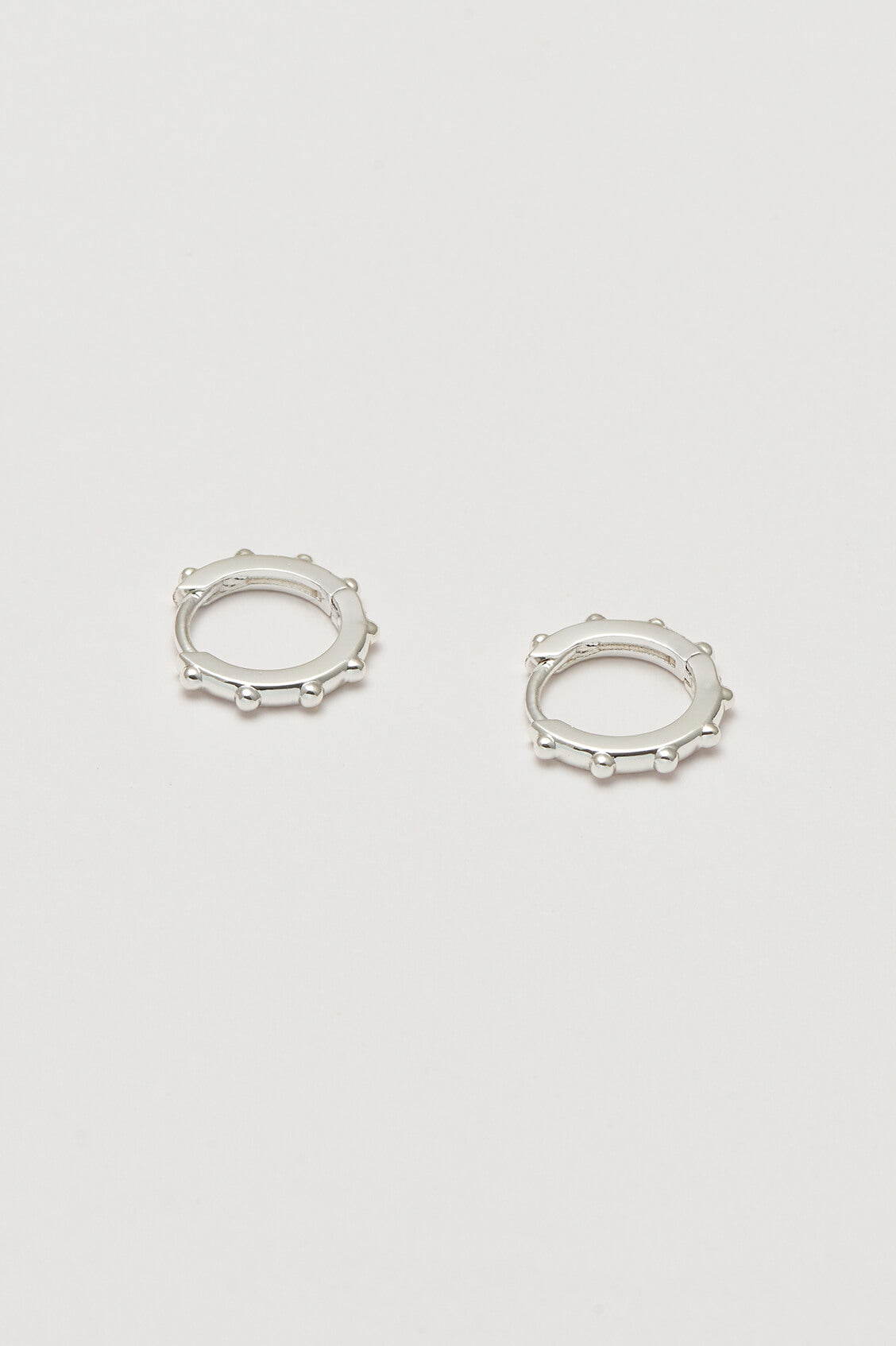 Granulated Huggie Earrings