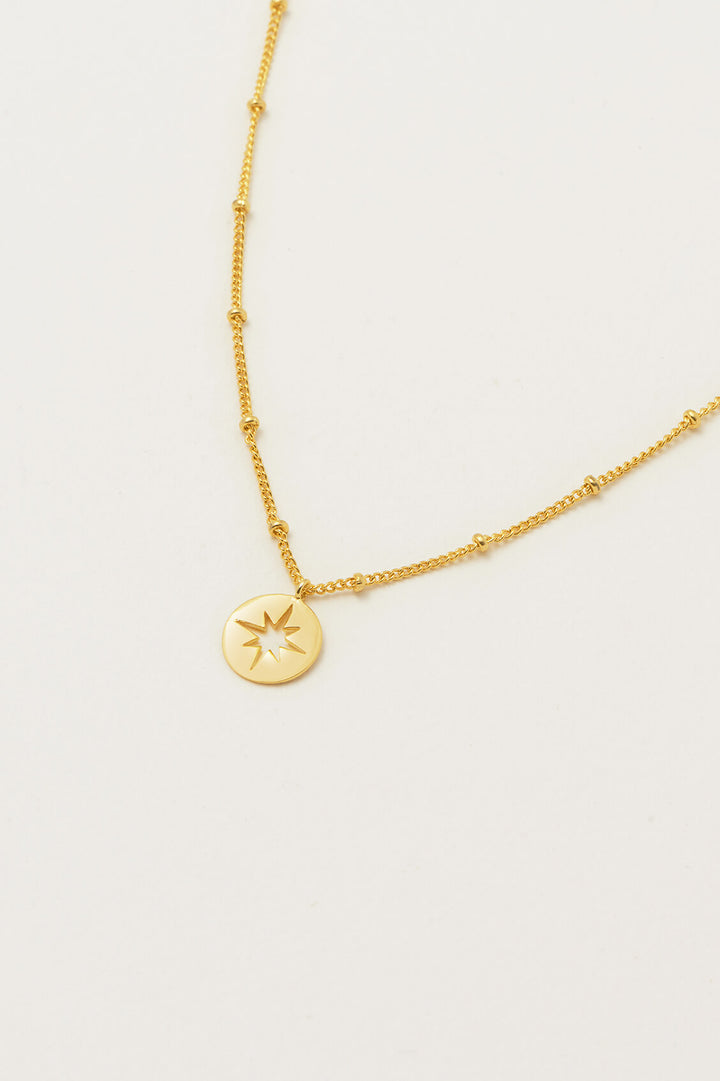 Starburst Disc Necklace