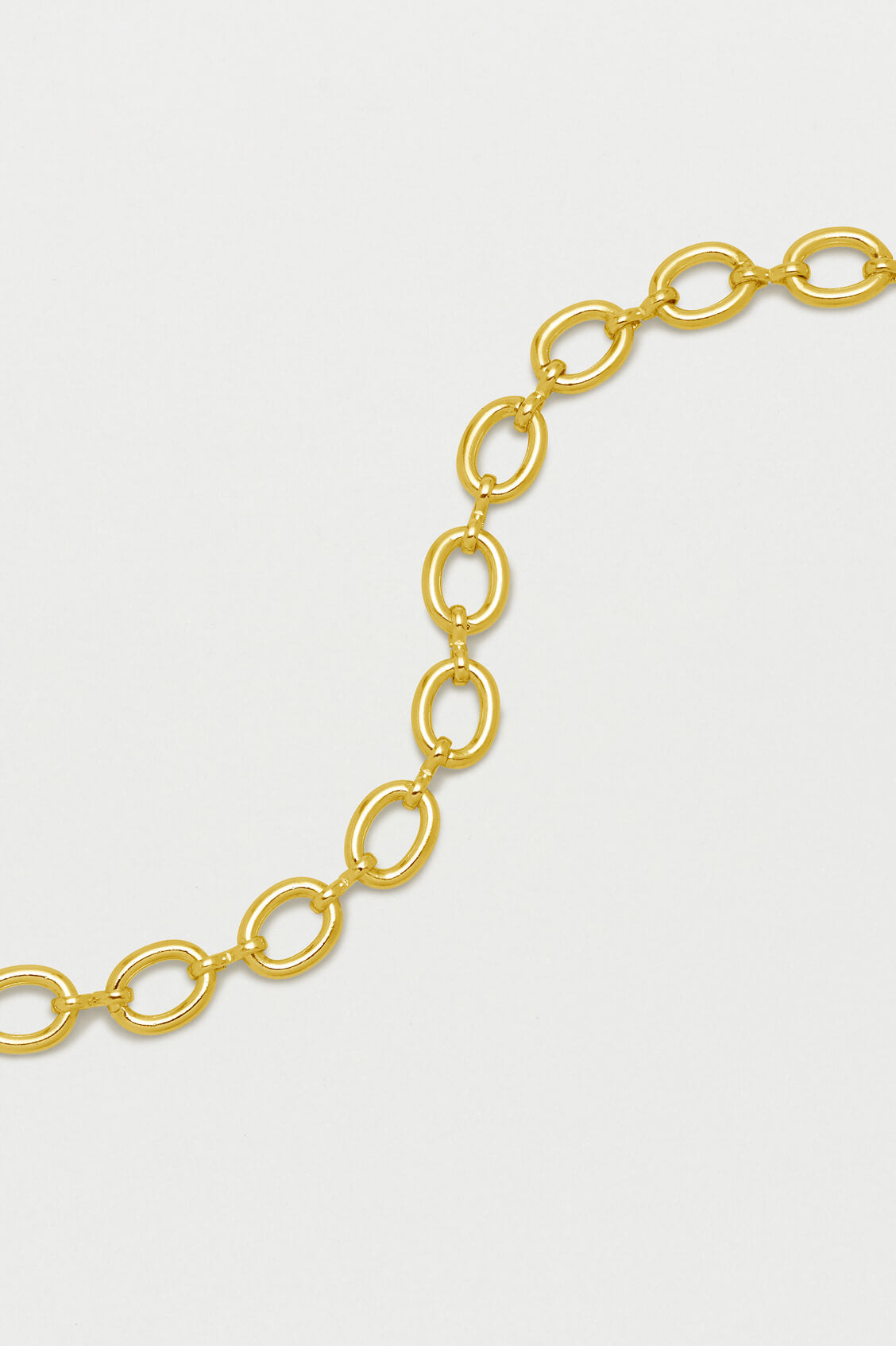 Oval Link T-Bar Chain Bracelet