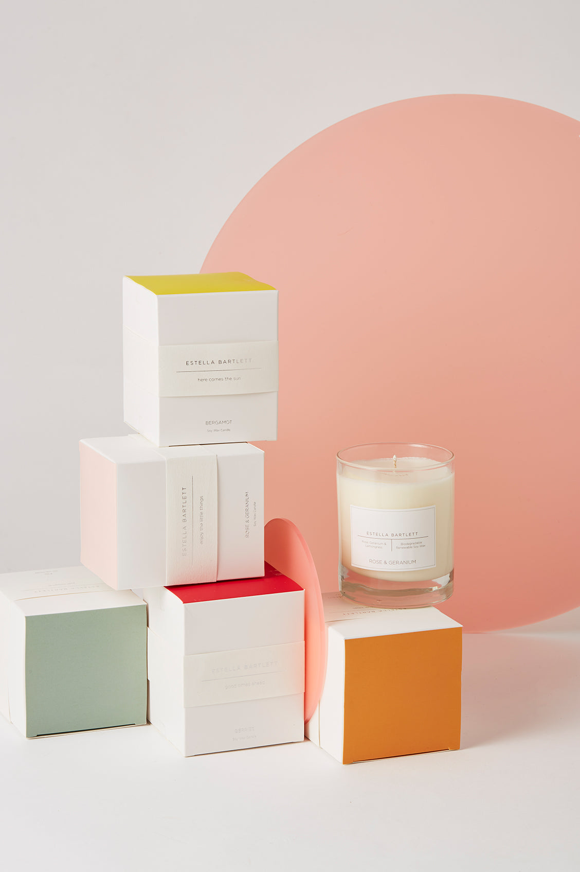 Rose & Geranium Soy Wax Candle