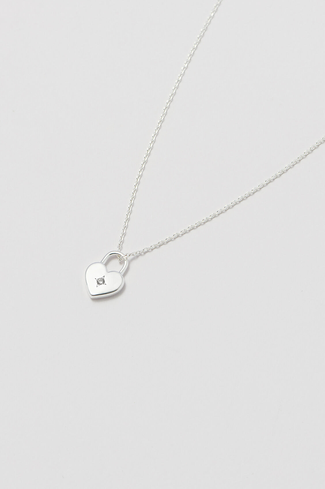 Heart Padlock Necklace